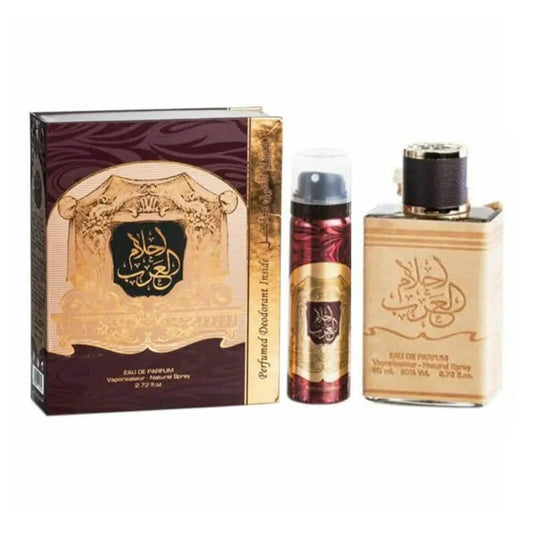 Ahlam Al Arab Eau De Parfum 80ml with Deodorant by Ard Al Zaafaran